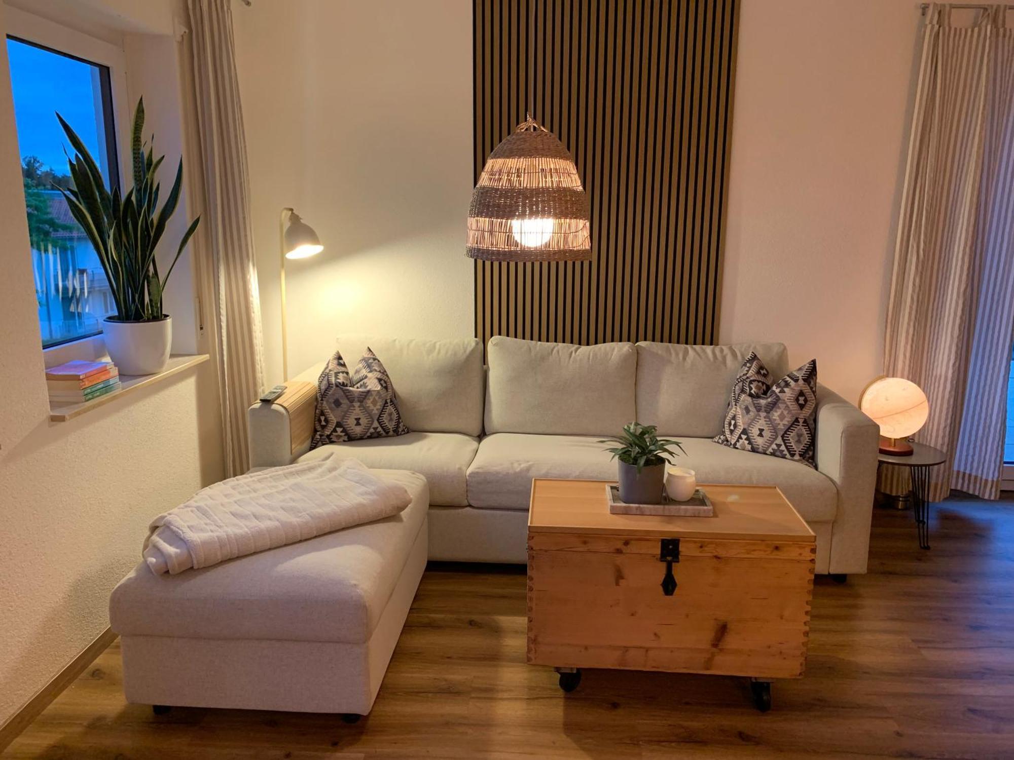 Stilvolles Ferienapartment Am Thermalbad Mit Blick In Die Natur Bad Saulgau Luaran gambar